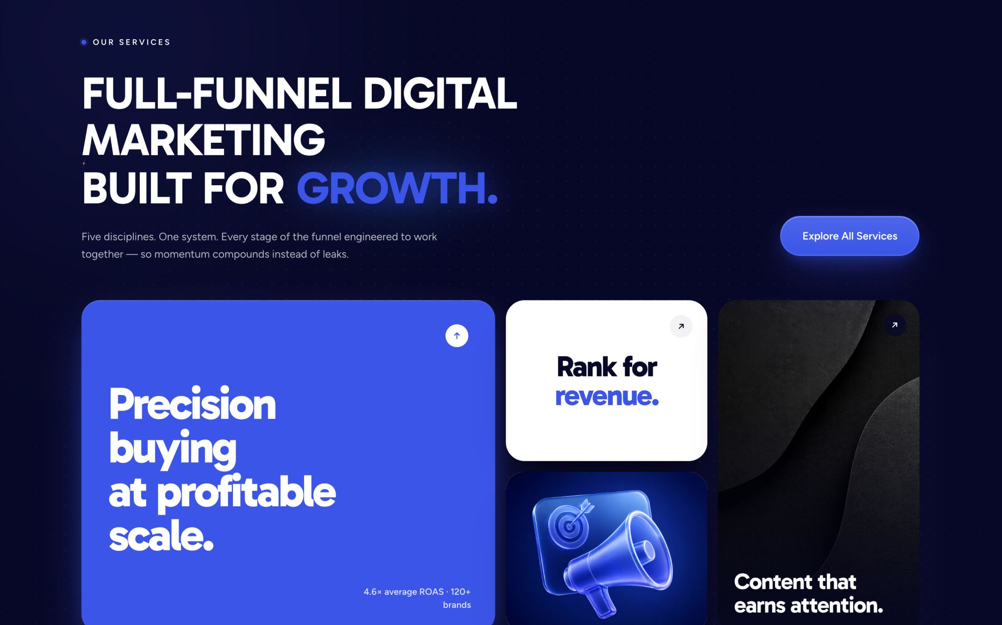 Onepage screenshot