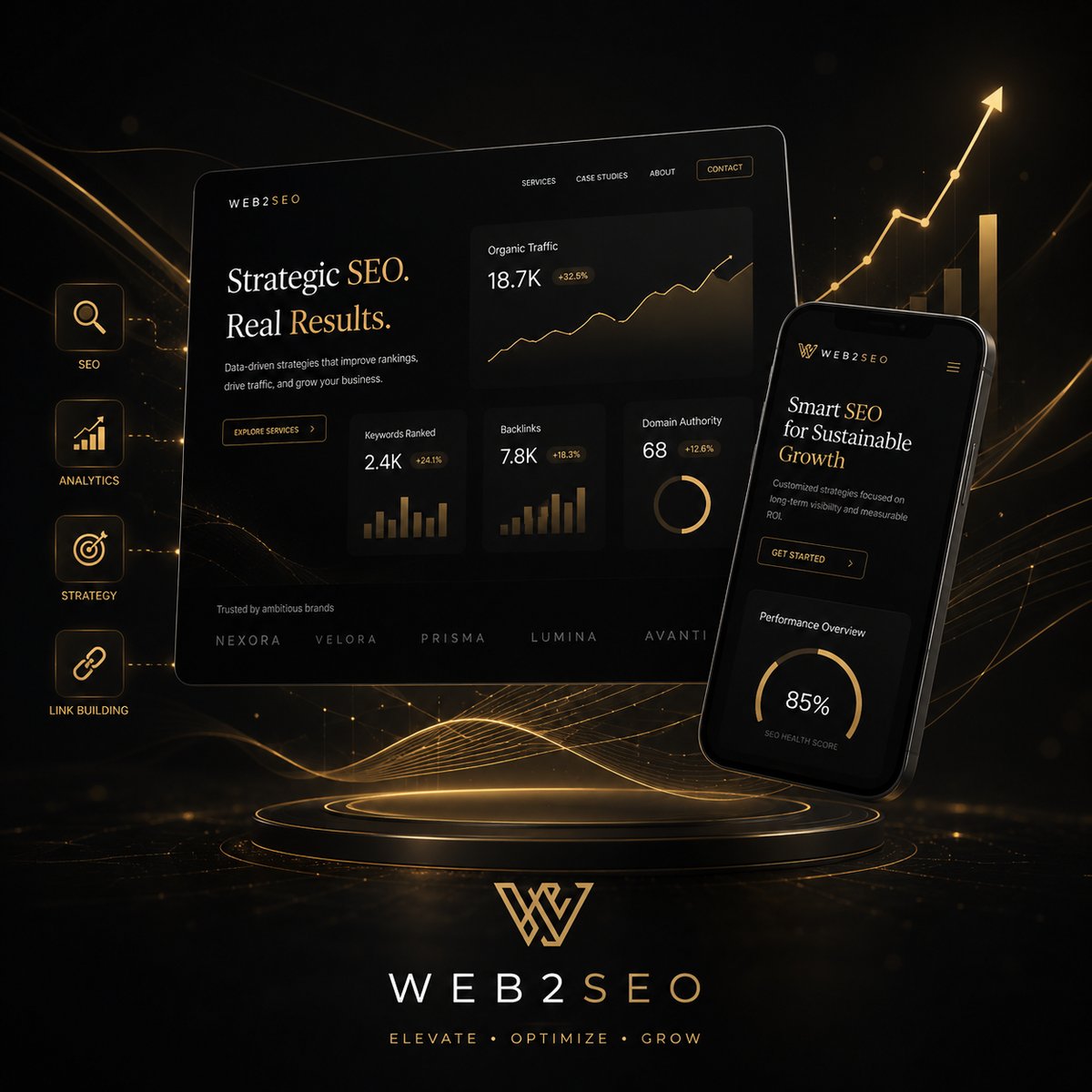 WEB2SEO Mockup