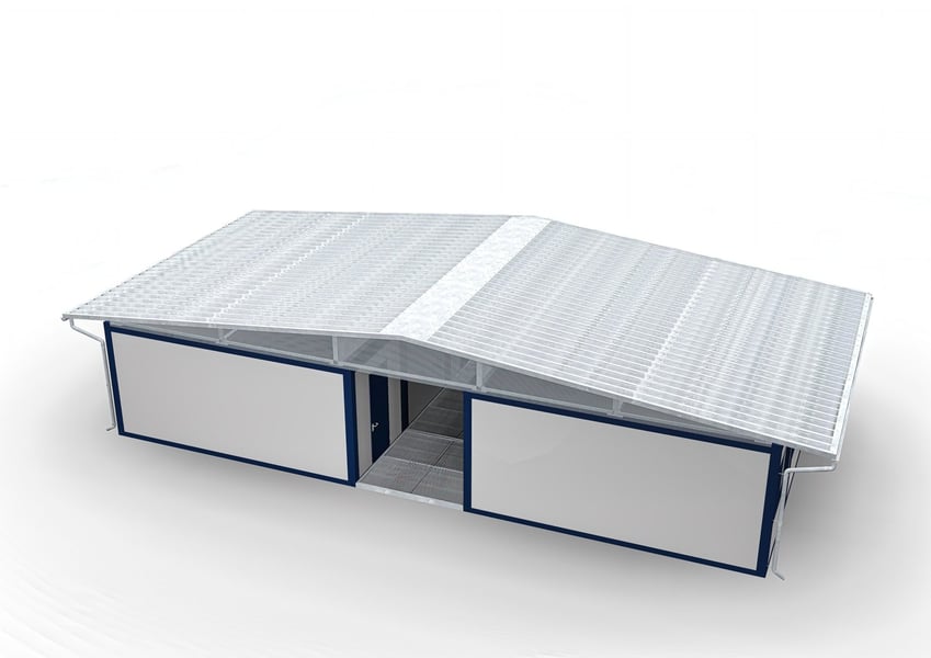 Hermann Metallbau GmbH – Containerdach – Robuste & effiziente ...
