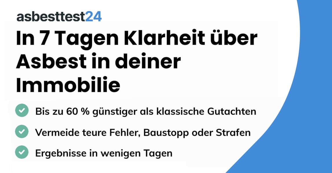 In 7 Tagen Klarheit über Asbest in deiner Immobilie | asbesttest24.com ...