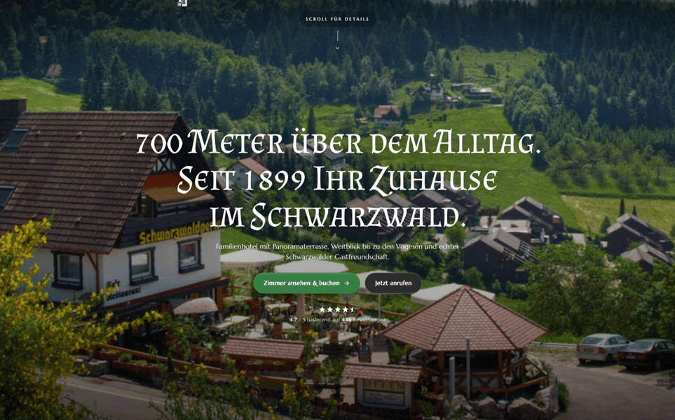 Berggasthof Schwarzwaldperle in Sasbachwalden, Germany