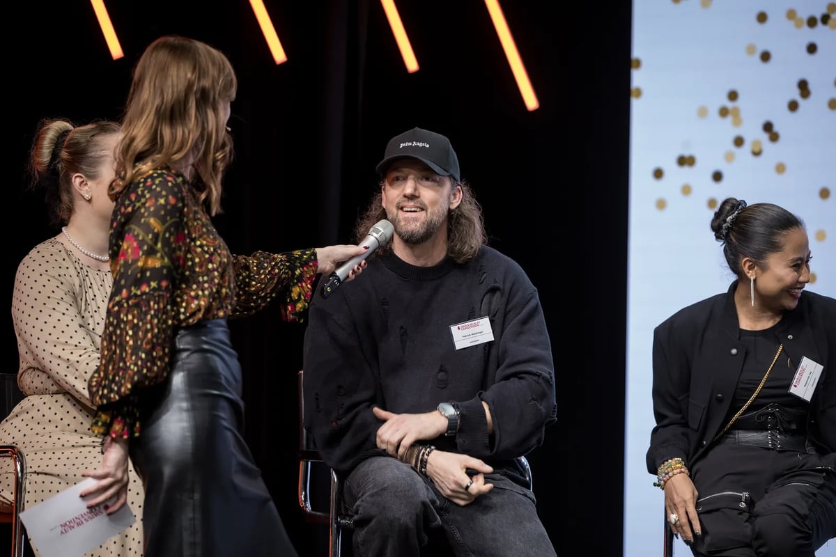 Patrick Maldinger im Panelgespräch vor Fachpublikum