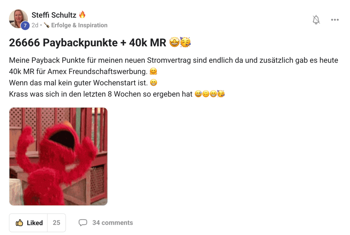 Community-Bewertung Screenshot 4 — Erfahrungsbericht Meilenweit Voraus