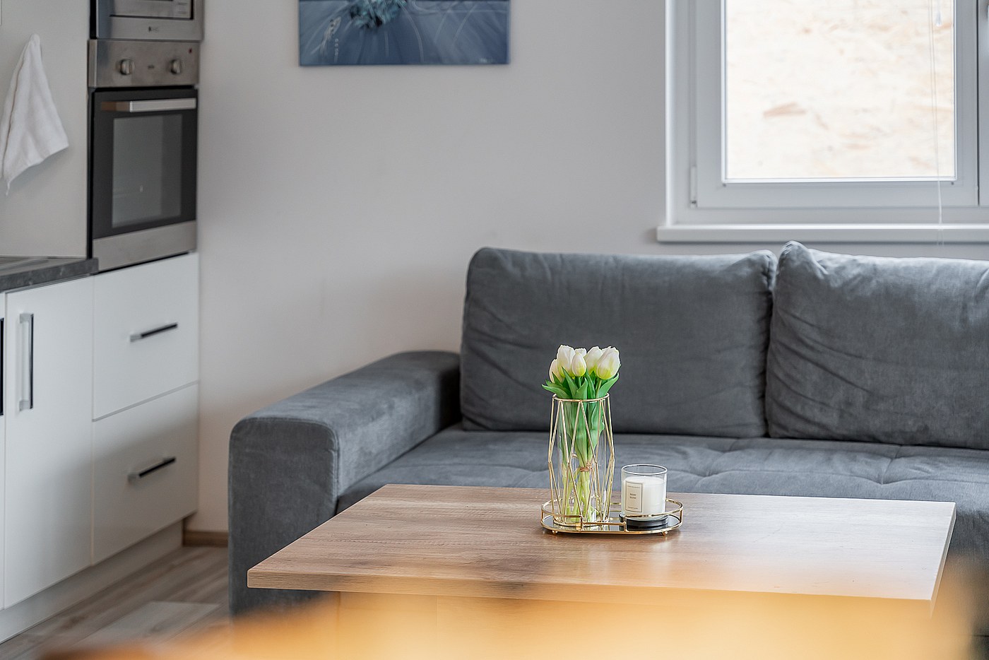 Badezimmer der Apartments Kabashi