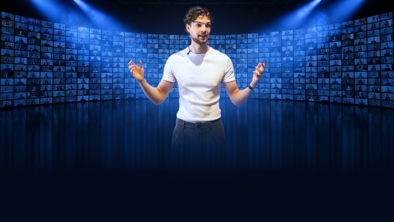 Yannick Pessier live im Kickoff der Online Fitness Einkommen Challenge