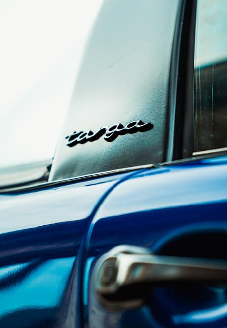 Detailaufnahme eines Porsche Targa
