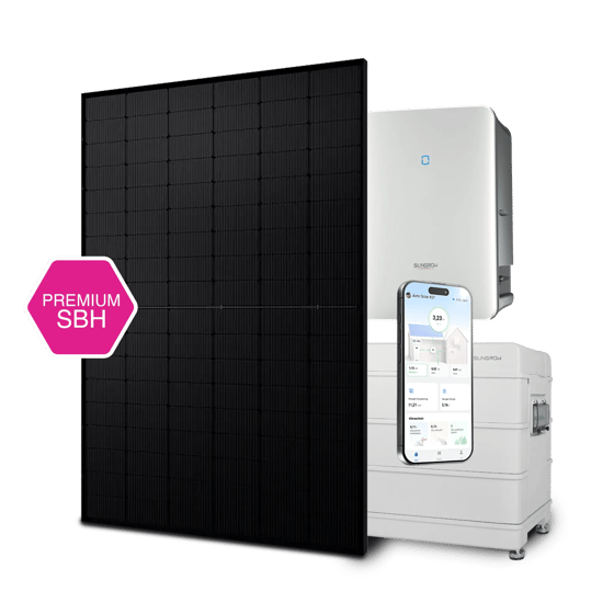 Solar Premium Komplettanlage mit ca. 15 kWp und 15 kWh Speicher