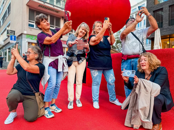 Smartphone-Foto-Workshop als Teamevent, Fokus, Perspektive, Einstellung on Location