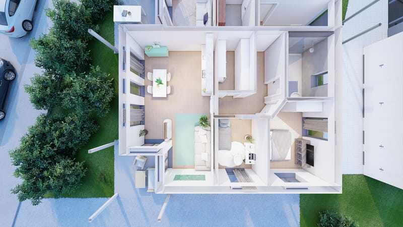 Wohnung 7 – Grundriss 1. Obergeschoss
