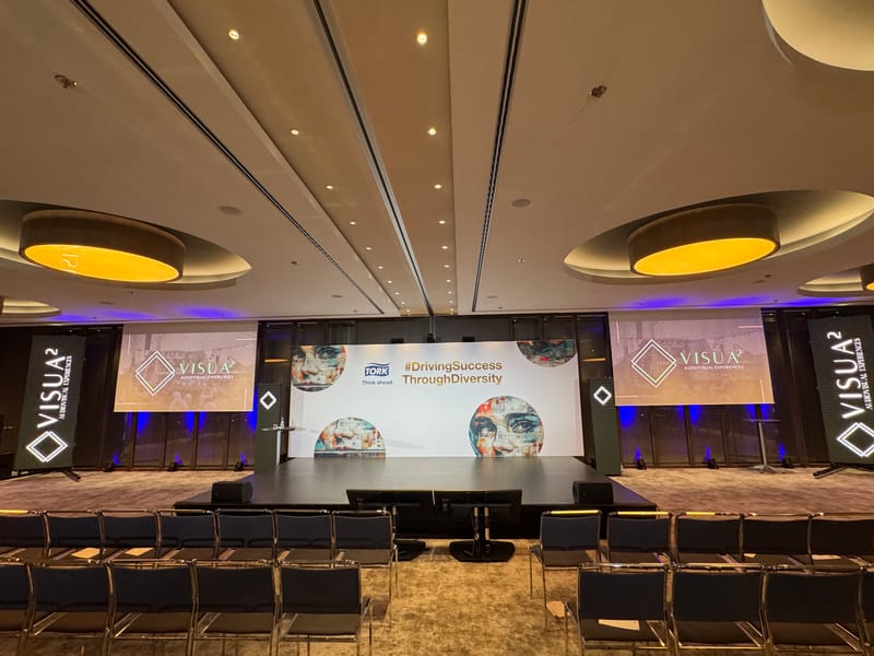 LED-Wand Referenz – Tork Sales EMEA, Berlin