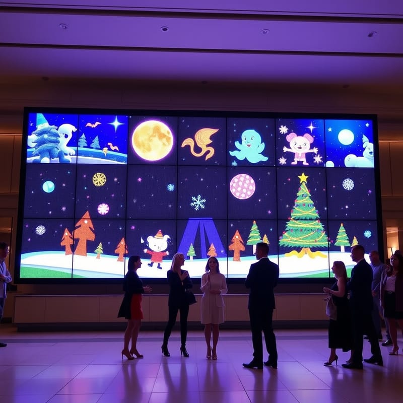 LED-Wand Einsatz auf Corporate Event – Social & Live-Feed