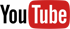 YouTube-Logo mit schwarzem "You" und weißem "Tube" auf rotem Rechteck.