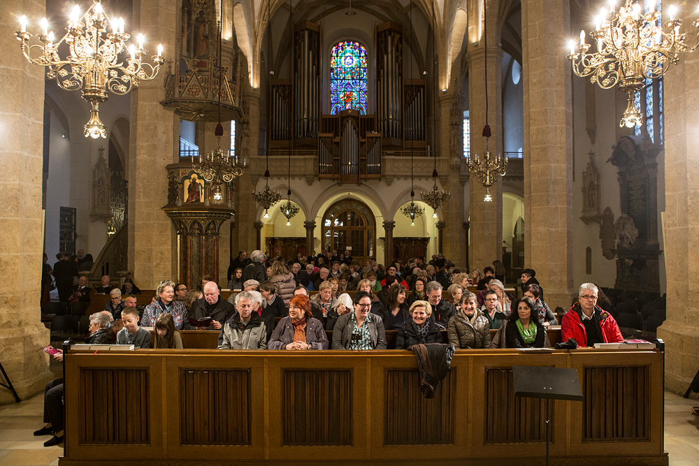 Chorgemeinschaft Stainz singing at the Songs of Spirit concert, Voices of Spirit 2015, Graz