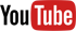 Das YouTube-Logo mit schwarzem "You" und weißem "Tube" auf rotem Rechteck.