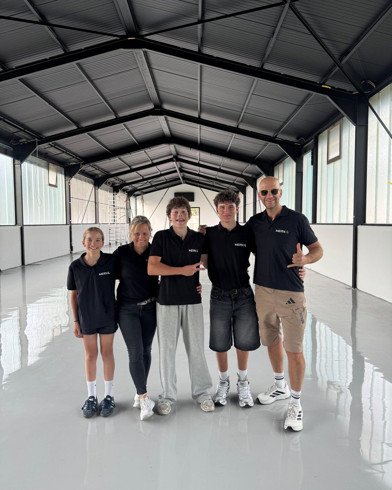 Das Team vom WERK4 in der neuen Halle in Hausach