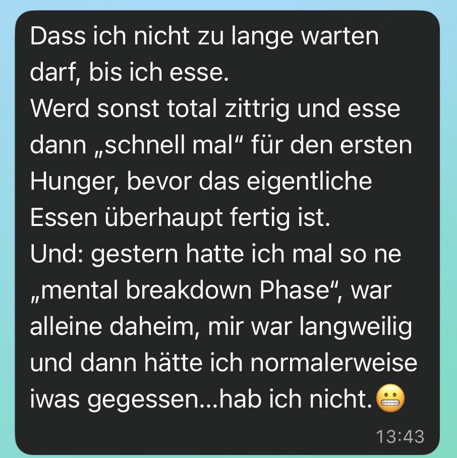 Feedback einer Kundin