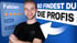 Mann mit verschränkten Armen lächelt, daneben Text "SO FINDEST DU DIE PROFIS" und eine Bewertungskarte für "Fabian".