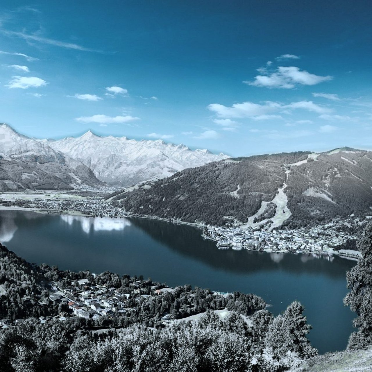 Zell am See im Winter