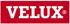 Rotes Rechteck mit weißem VELUX-Logo und eingetragenem Warenzeichen (R) oben rechts.