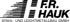 Logo von FR. HAUK STAHL- UND LEICHTMETALLBAU GMBH mit stilisierten horizontalen Linien.
