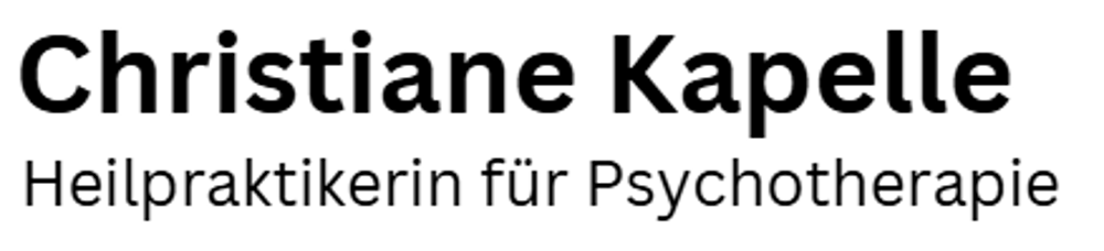 Christiane Kapelle Heilpraktikerin für Psychotherapie.