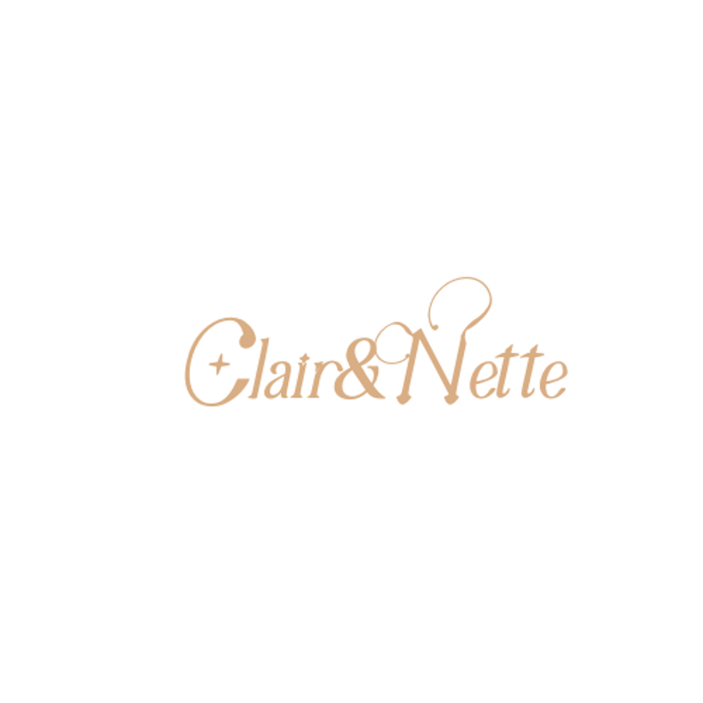 Logo "Claire & Nette" avec le slogan "POUR UN MARIAGE, UNE BONNE MISE EN PLACEE"