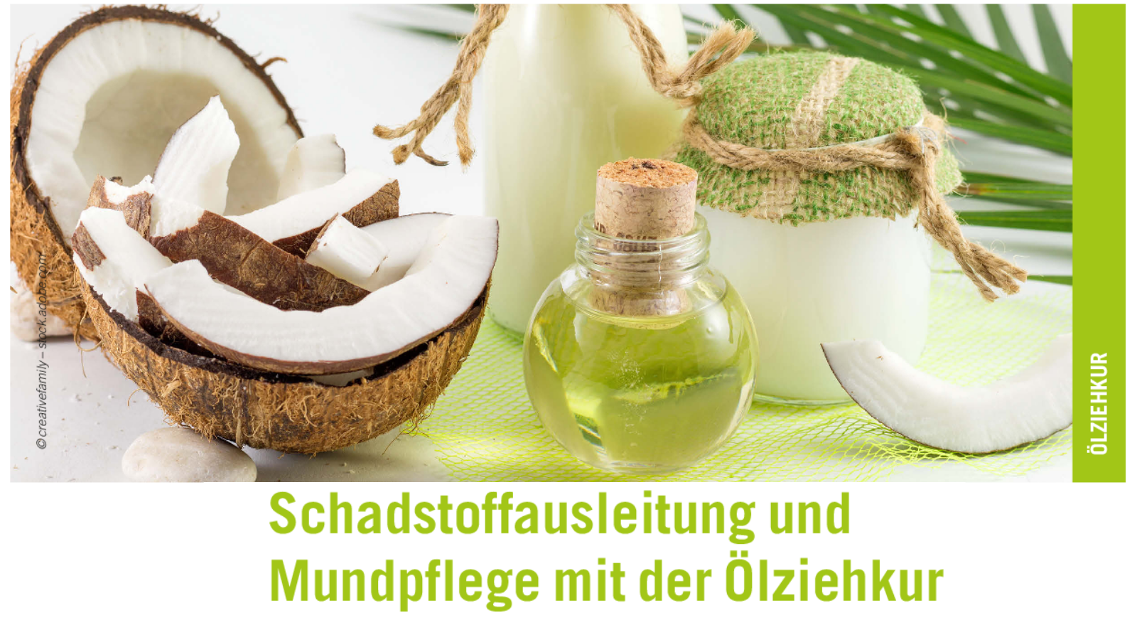 Ölziehen mit Kokosöl: Effektiver als der medizinische Goldstandard?