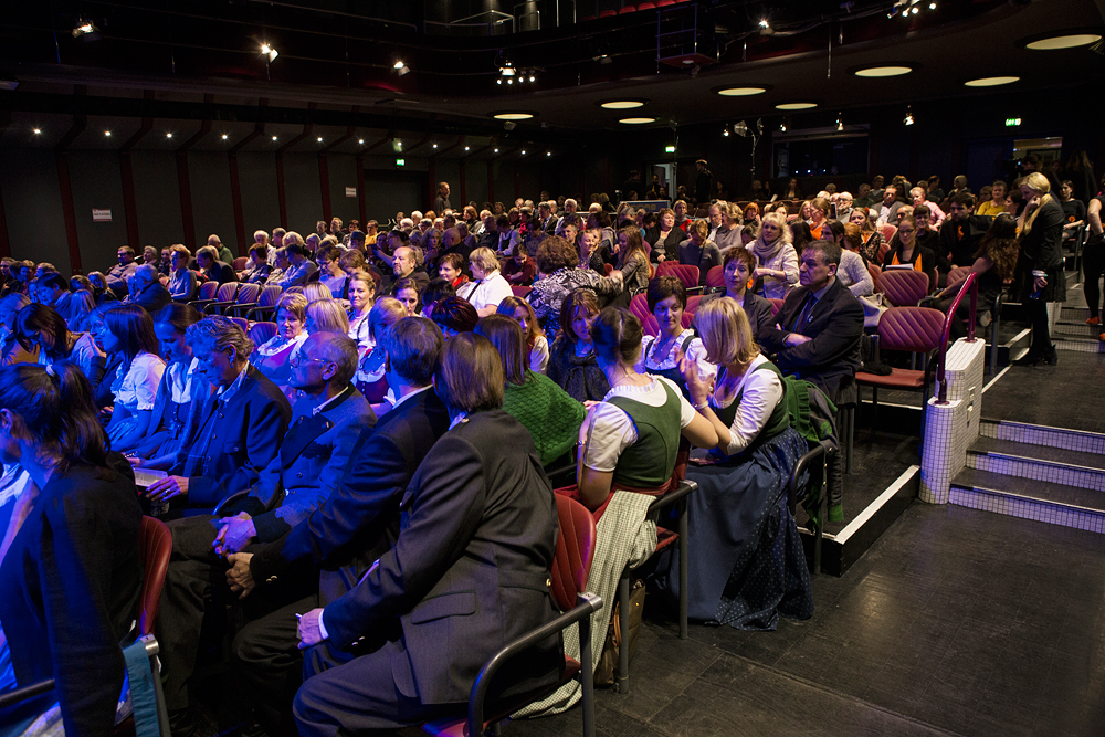 HIB.art.chor Graz opening the festival at the opening concert, Voices of Spirit 2015, Graz