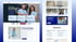 Screenshot einer Webseite mit "Professionelle Büro- und Gebäudereinigung" und "Damit das Thema Reinigung für Sie dauerhaft erledigt ist".