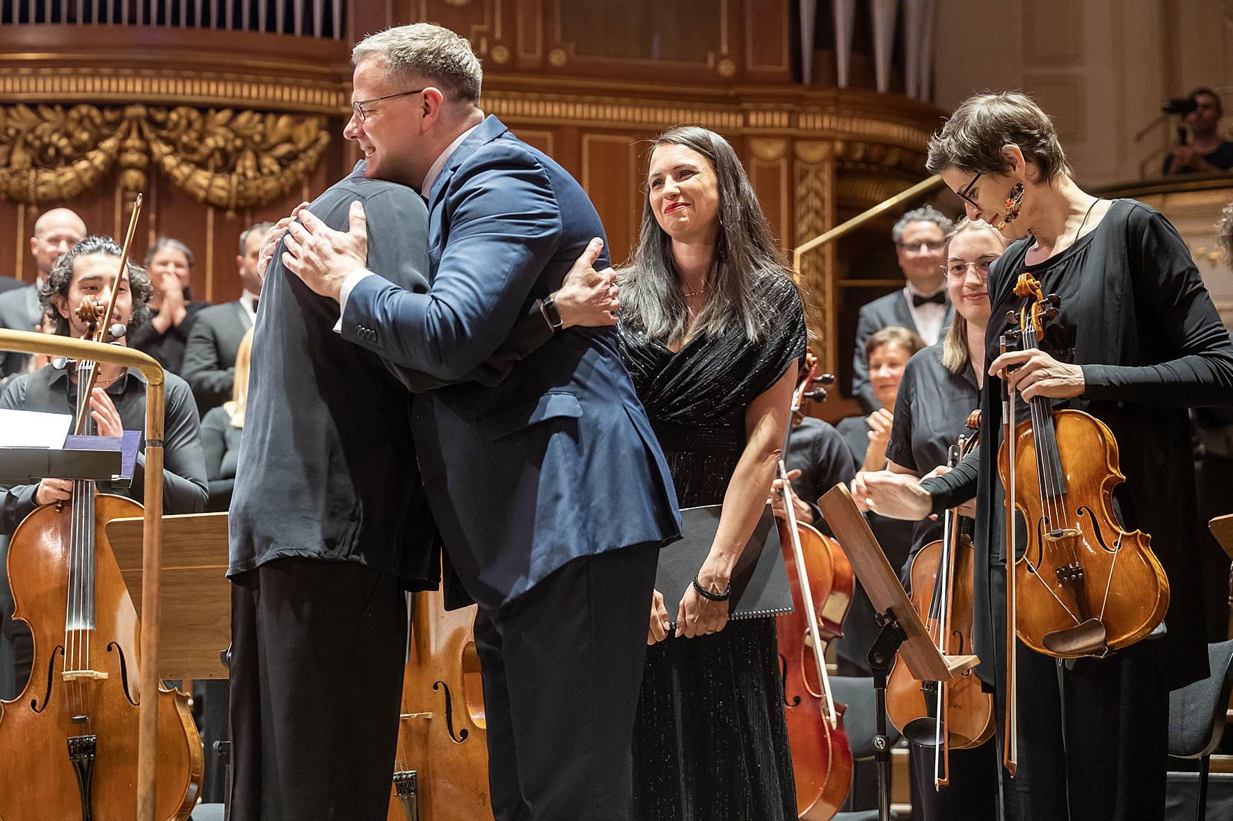 Finale of the gala concert Passion and Resurrection by Eriks Esenvalds in the Stefaniensaal, Voices of Spirit 2026, Graz