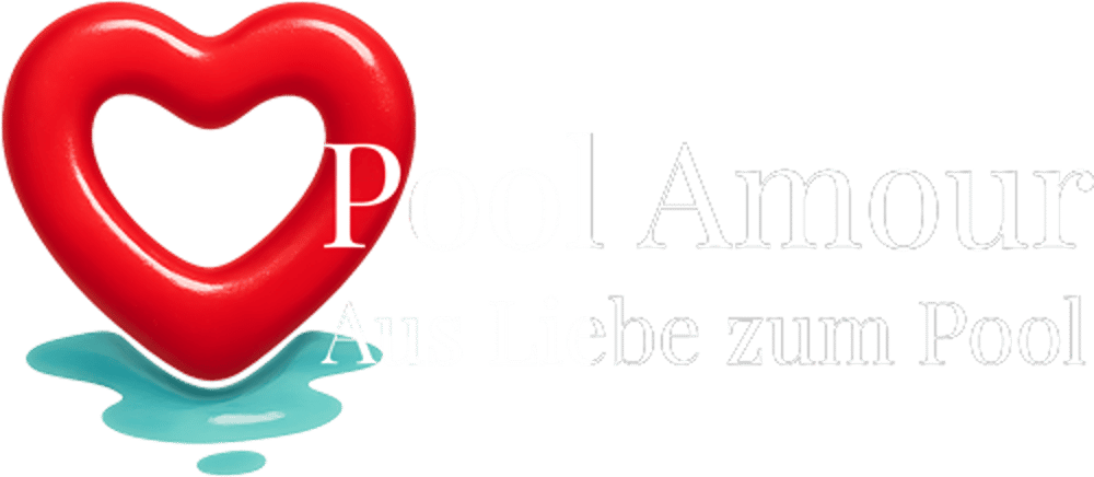 Rotes Logo mit Buchstaben "PH" über weißem Text "POOL+HOME" auf grünem Hintergrund.
