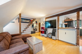 3‑Zimmer‑Maisonette in Top‑Citylage mit großem Balkon