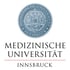 Siegel der Medizinischen Universität Innsbruck über dem Schriftzug „Medizinische Universität Innsbruck“.