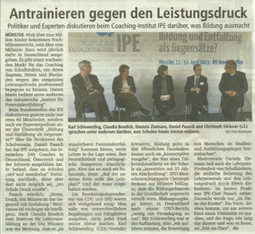 Zeitungsausschnitt 1