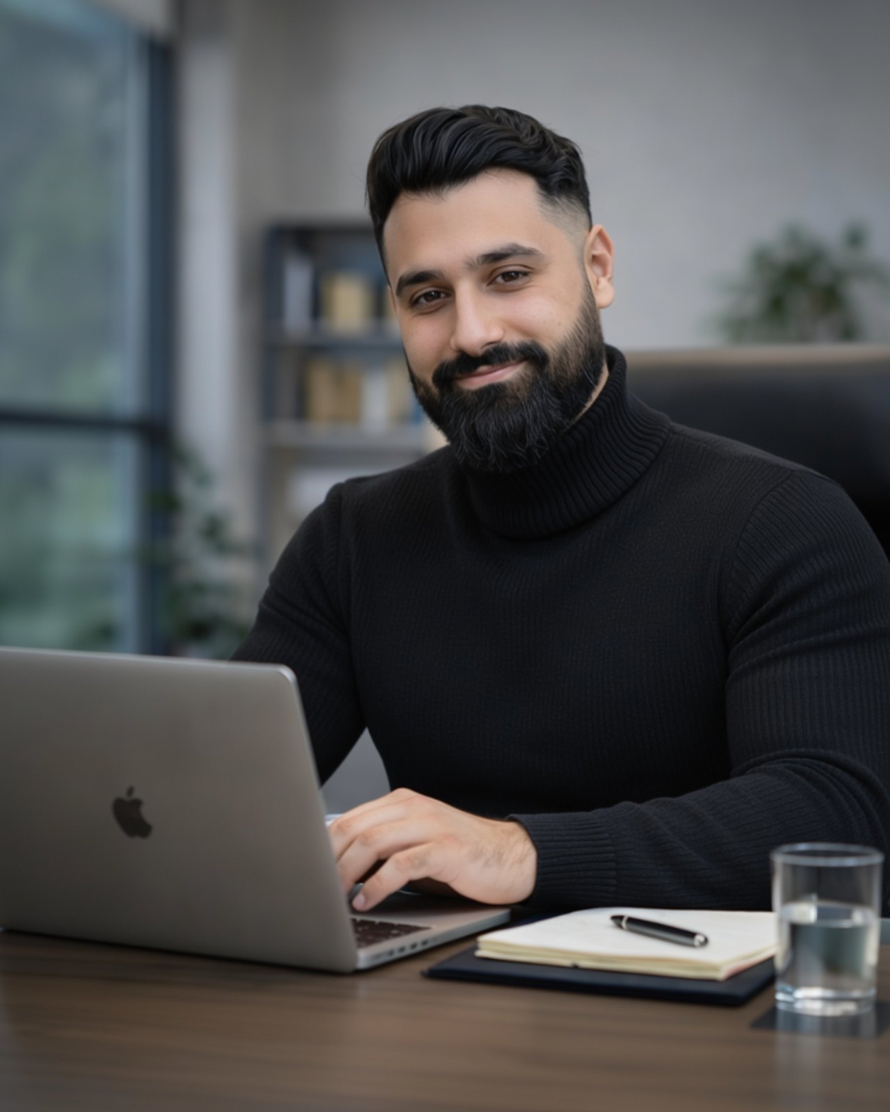 Anwalt in Besprechung