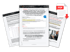 Drei Seiten einer Fallstudie zum Thema Lohnfertigung und Industrie-Technologie mit einem PDF-Download-Symbol.