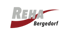 Logo: "REHA Bergedorf" in grauen und schwarzen Buchstaben mit rotem geschwungenem Element.
