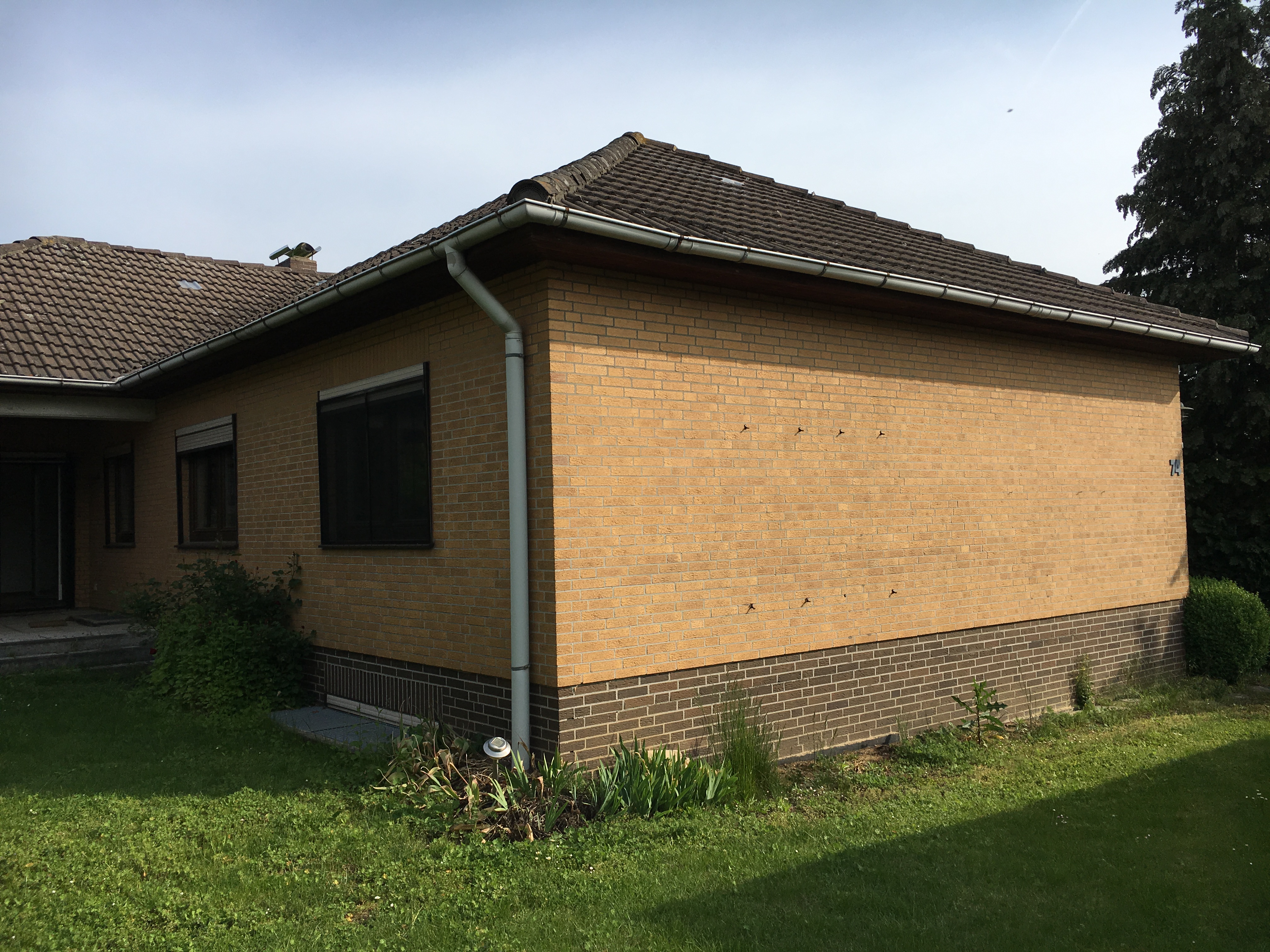 Vorher – Seitenansicht