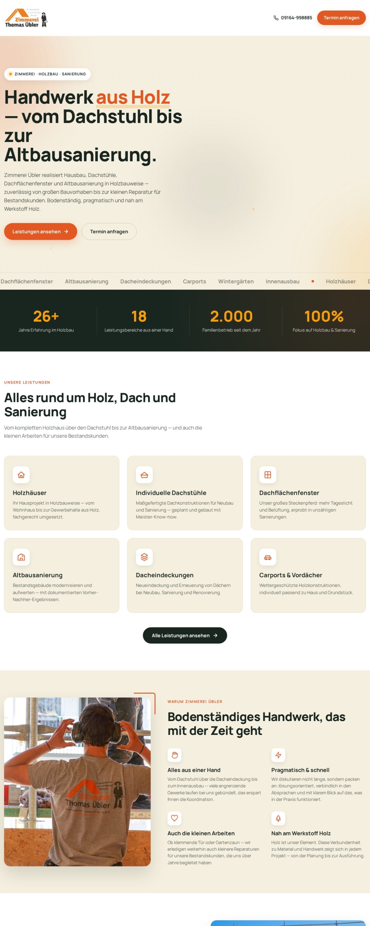 Zimmerei Übler