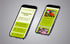 Mockup iPhone Webseite Blumenparadies Hasselt mobil