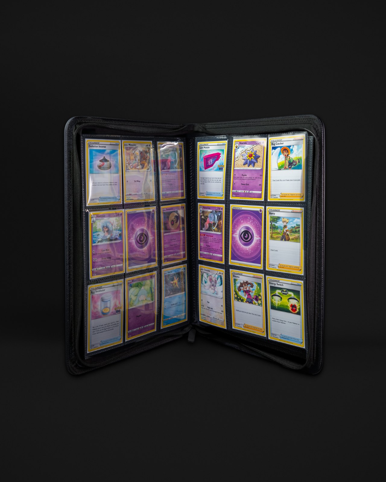 Lunar Shadow Shiny 9-Pocket Trading Card Binder