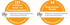 Zwei orangefarbene Siegel mit der Aufschrift „ZBS Zertifizierter Bauspar- und Finanzierungsspezialist“ und „GB Generationenberater“.
