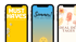 Drei Smartphones zeigen Bildschirme mit den Texten "Must Haves", "Sommer! Tipp des Tages!" und "Deal des Tages".