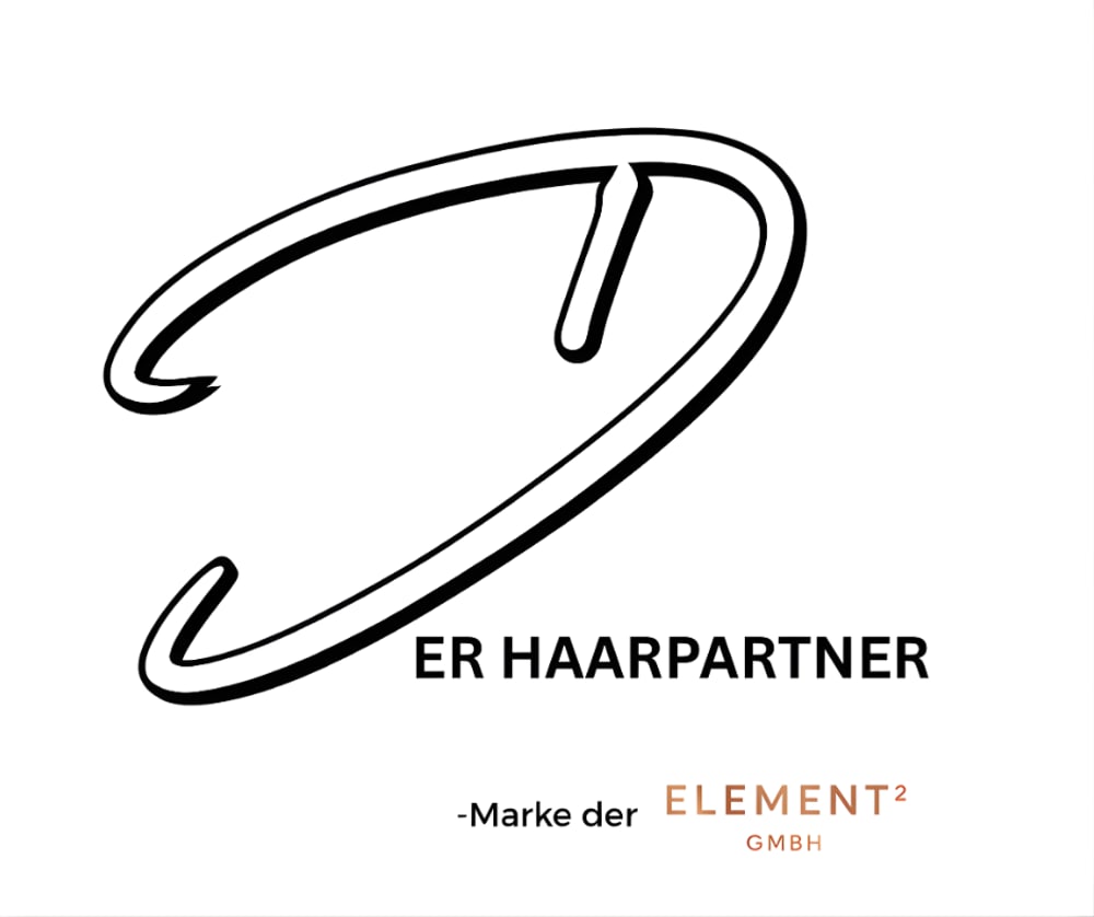 Logo von ELEMENT² GmbH mit einer stilisierten Flamme und einer Locke