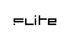 FLite Logo in Weiß auf grünem Hintergrund.