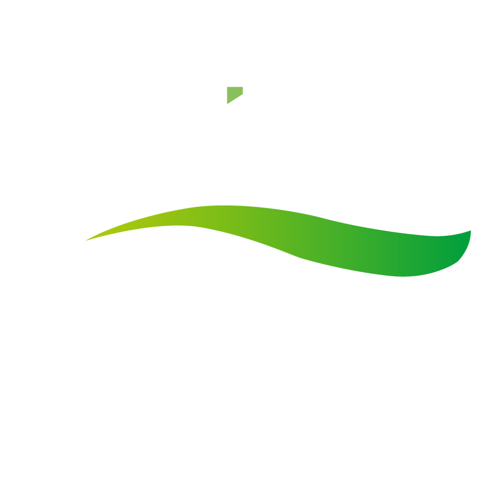Logo von Primo Facility Solutions: Dunkelgraue Hauskontur mit grünen Wellen darunter und dem Text "PRIMO FACILITY SOLUTIONS".