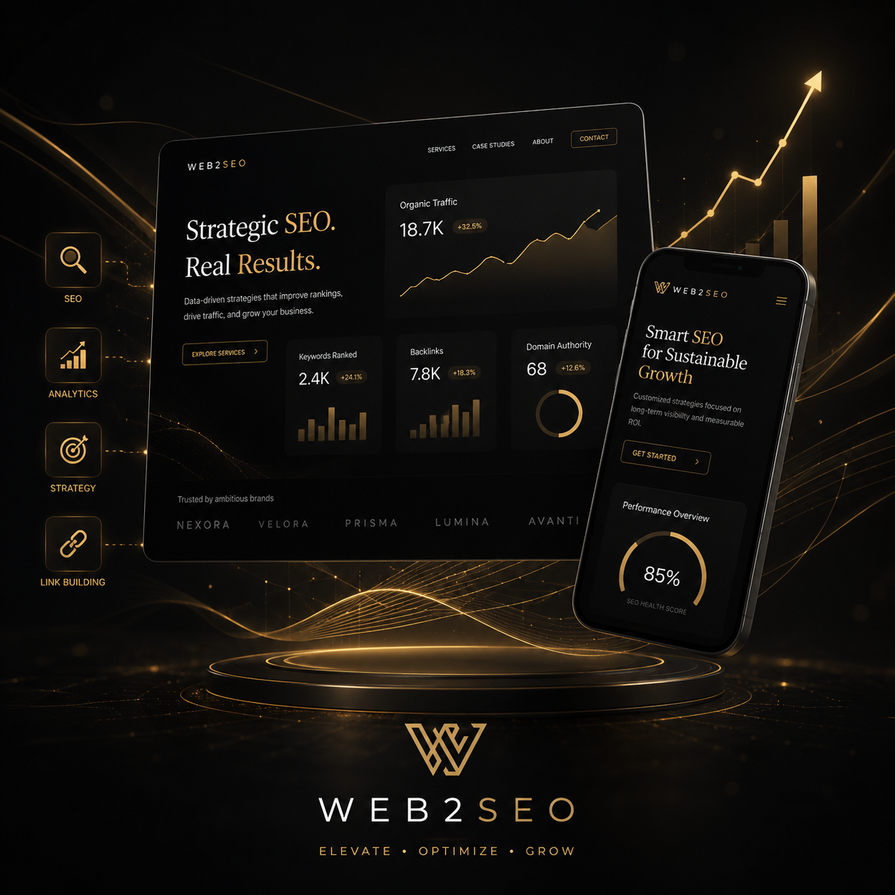 WEB2SEO Mockup
