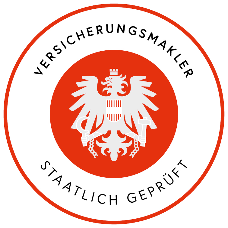 Logo der bestandenen Versicherungsmaklerprüfung