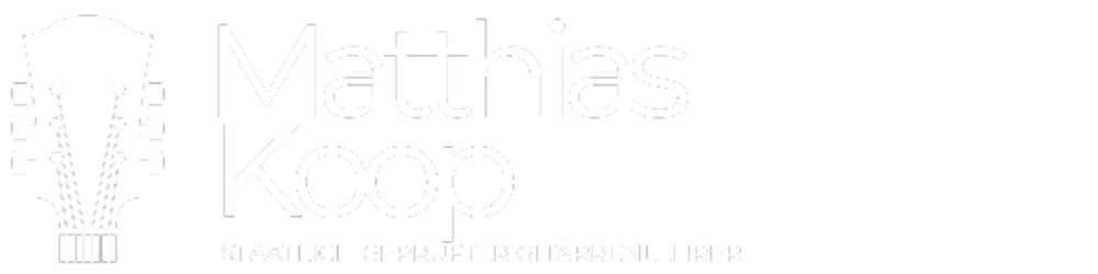 Logo - Matthias Koop - Staatlich geprüfter Gitarrenlehrer - Online Gitarre lernen - Dein Onlinegitarrenlehrer