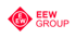Rotes EEW GROUP Logo mit einem roten Rauten-Symbol, das einen weißen Kreis mit den Buchstaben E und EW enthält.
